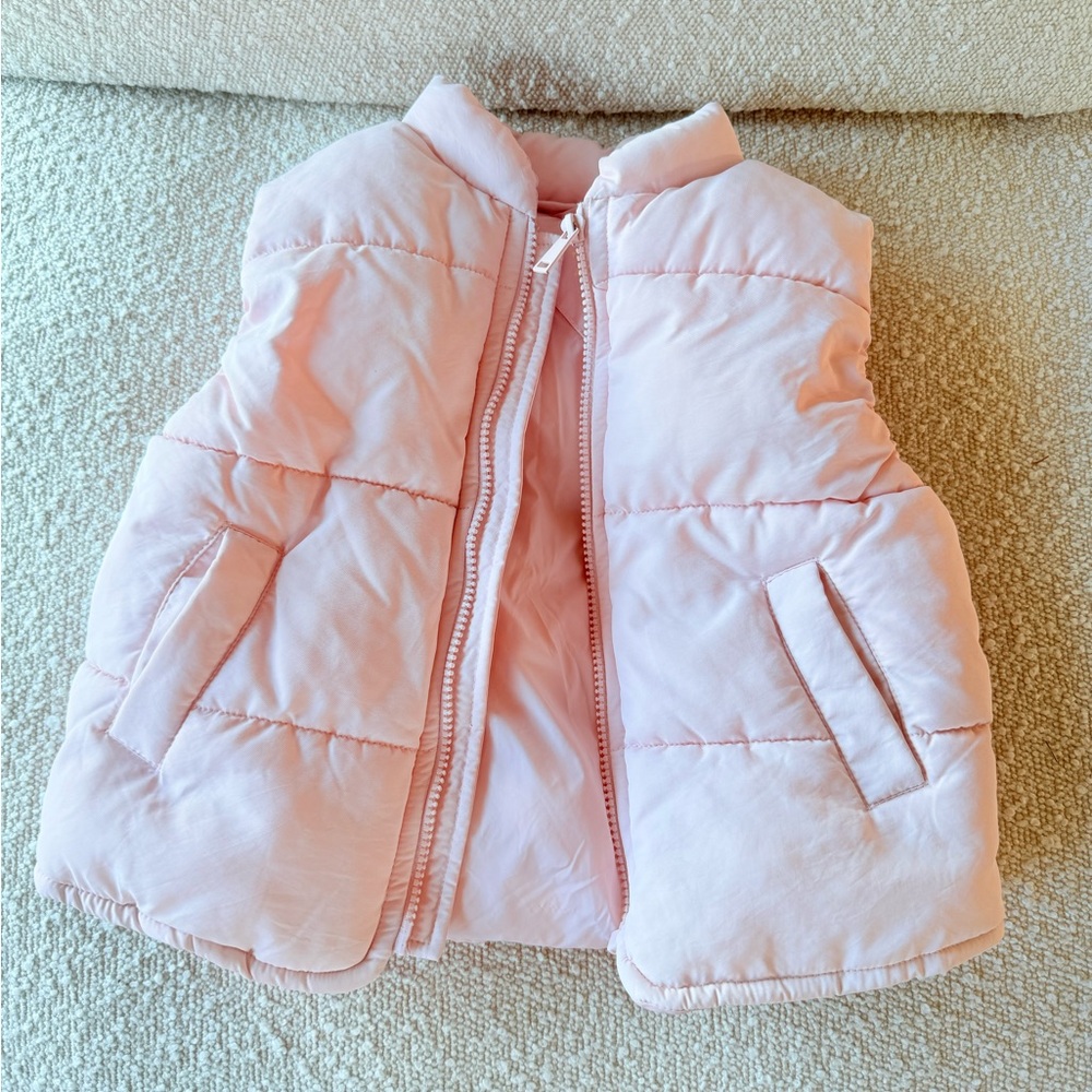 Zara Kids Pink Puffer Jacket